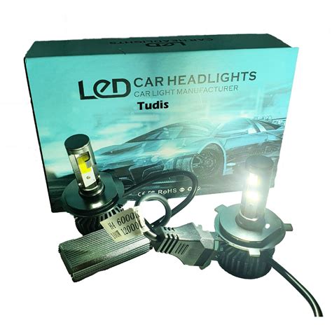 Set Becuri Led H F Cob Canbus W Lumina Alb Rece