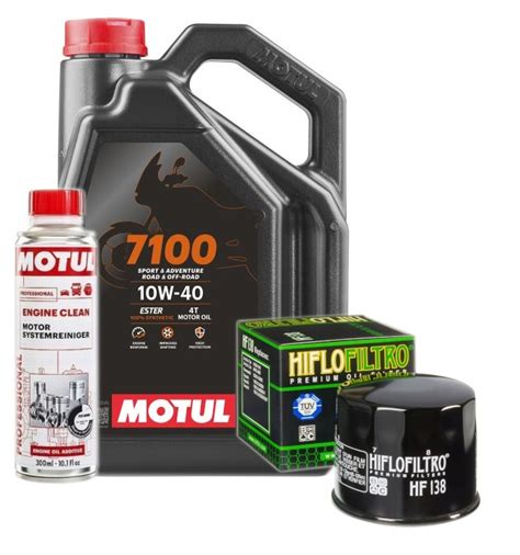 OLEJ 10W40 MOTUL 7100 4L FILTR HF138 PŁUKANKA 104092 za 267 99 zł z