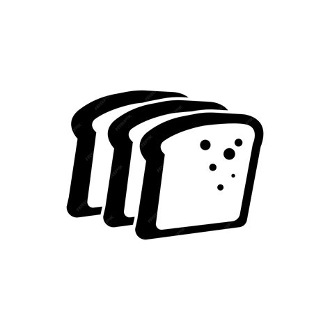 premium vector bread icon symbol illustration design template