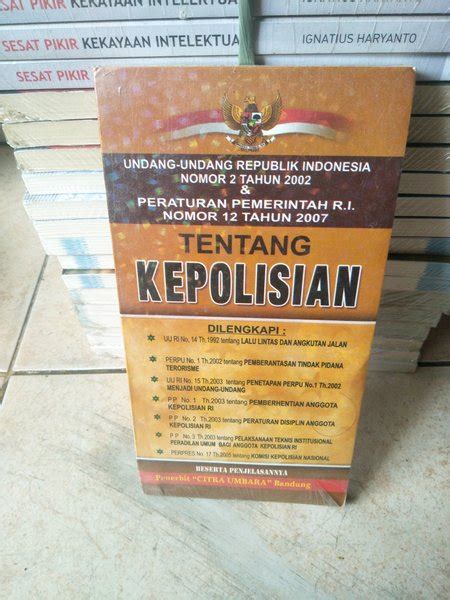 Jual ORIGINAL BARU Undang Undang Republik Indonesia Nomor 2 Tahun 2002