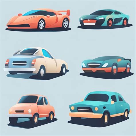 Ilustra O Vetorial De Conjunto De Carros Cole O De Carros De Desenhos