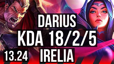 Darius Vs Irelia Top Solo Kills Legendary Kr Diamond