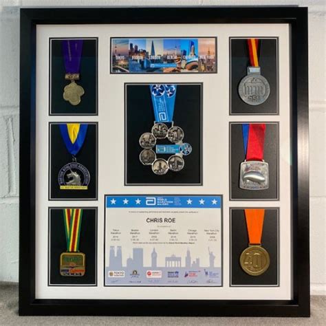 Marathon Medal With Picture Frames