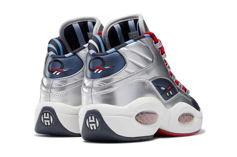 Reebok Question Mid Crossed Up Step Back Honours Allen Iverson And James Harden Sneaker Freaker