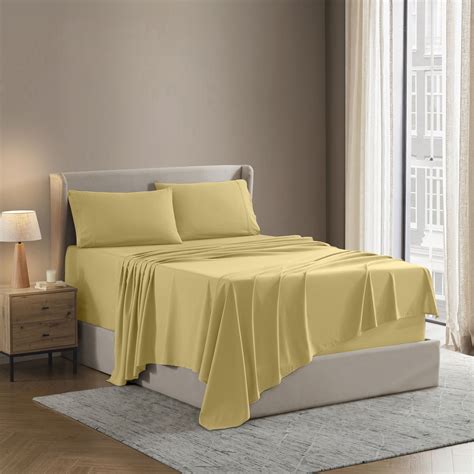 Clara Clark California King Size Deep Pocket 4 Piece Bed Sheets Set 1800 Series Hotel Luxury