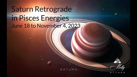 Saturn Retrograde In Pisces Energies 2023 Astrology YouTube