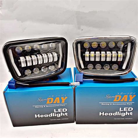 Jual Headlamp Lampu Depan Led Biled Billed Set Batok Oval Rx King