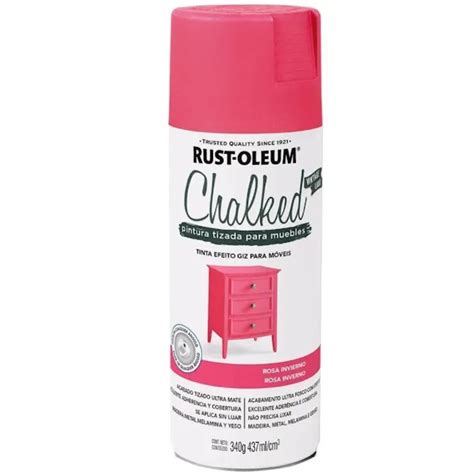 Spray Chalked Rosa Inverno Rust Oleum Deposito Santo Antonio