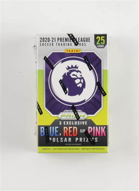 Panini Prizm Premier League Soccer Cereal Box With Cards