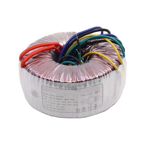 300W Pure Copper Toroidal Transformer Dual 28V Dual 12V Single 6V