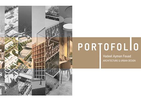 Architectural portfolio on Behance