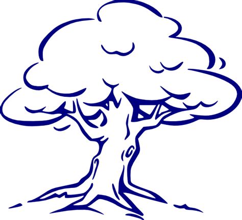 Family Tree Blue Clip Art at Clker.com - vector clip art online ...