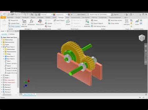 Gear Train Design Using Autodesk Inventor Project Assignment For Skifi