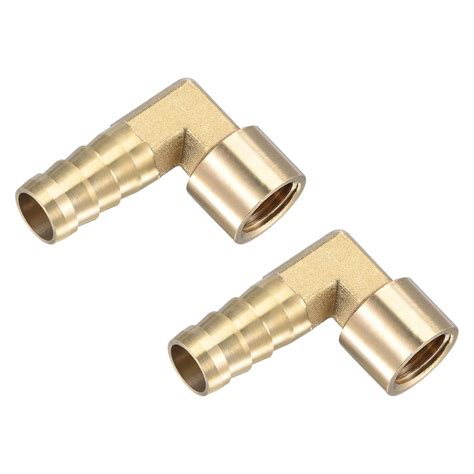 M Meterxity Pack Brass Hose Barb Fittings Degree Elbow Brass