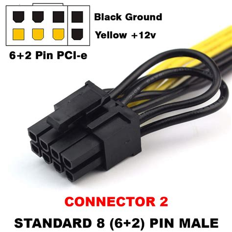 Psu 8 Pin Cacable Why 5 Grounds And 3ea 12v Pins Rpcmasterrace