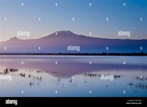 Kenya, Amboseli, Kilimanjaro, View Landscape Stock Photo - Alamy