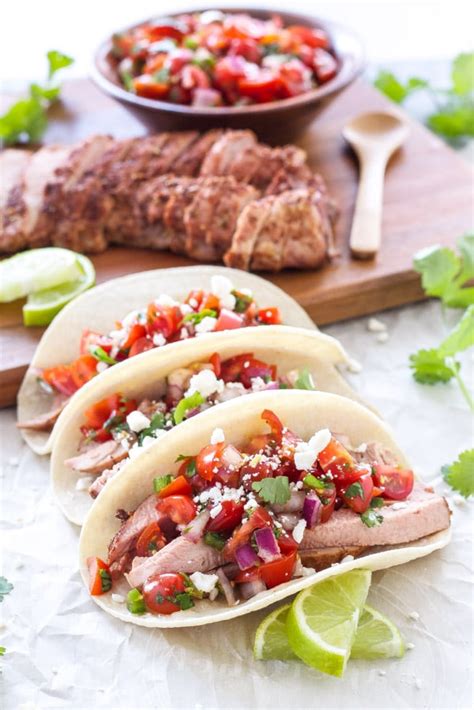 Pork Tenderloin Tacos With Pico De Gallo Recipe Runner