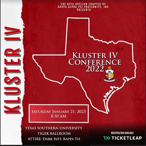 Kappa Alpha Psi Fraternity Inc Texas Kluster Iv Founders Day Meeting