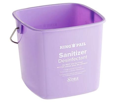 Noble Products Kp Plnbl King Pail Qt Purple Allergen Free