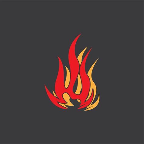 Premium Vector Fire Flame Logo Vector Template Illustration