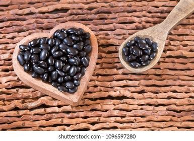 Raw Black Beans Top View Phaseolus Stock Photo Shutterstock