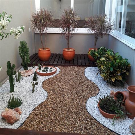 Jardins Com Pedras E Plantas - Jardim com Pedras: +70 Ideias Incríveis para se Inspirar e Decorar 2021