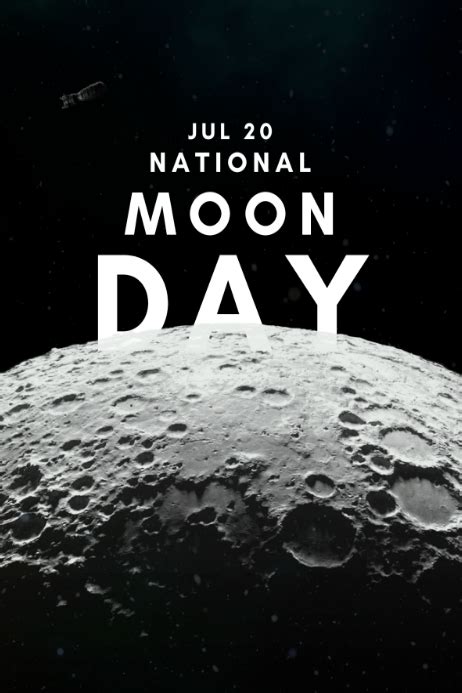 National Moon Day Template Postermywall