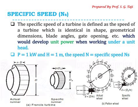Specific Speed of Turbine | Fluid Mechanics | PDF