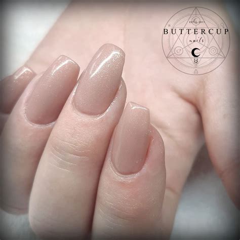 Nude With A Shimmer Shellac Nail Art Cnd Nails Shellac Nails