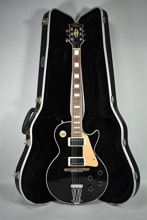 Stellar Mercury LP Hollowbody Black Electric Reverb Deutschland