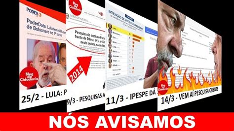 Pesquisa Dá Lula No 1o Turno E Canal Faz Gol Youtube