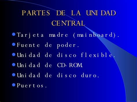 Partes F Sicas Y L Gicas Del Computador Ppt