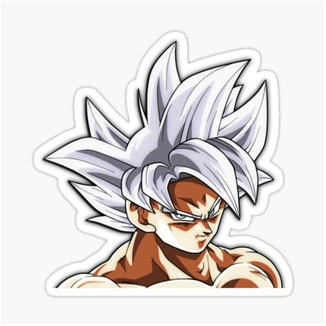 Goku Ultra Instinct Stickers Redbubble