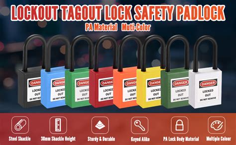 Mromax Lockout Tagout Lock Safety Padlock Keyed Alike Loto Security