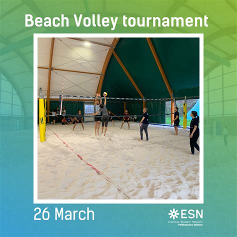 Beach Volley Tournament 26 03 ESN Politecnico Milano