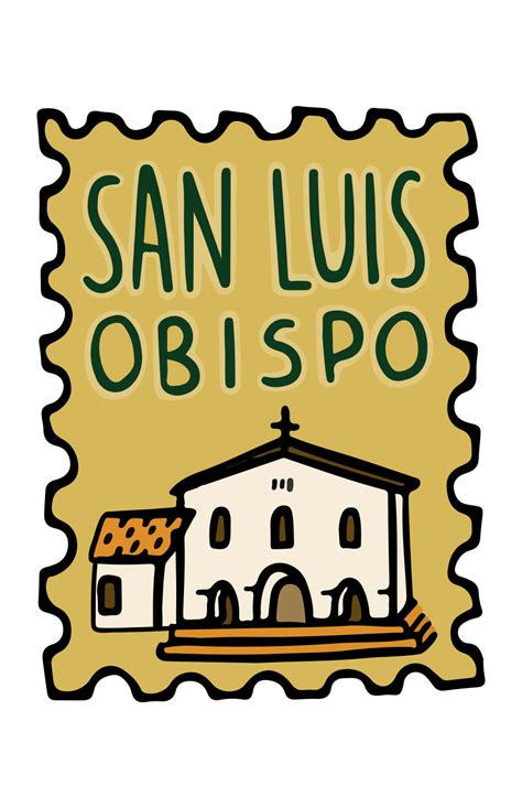 SAN LUIS OBISPO STAMP — Buen Dia