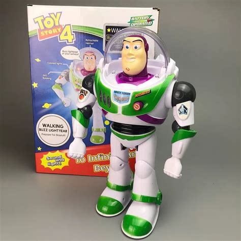 Boneco Action Figure Buzz Lightyear Toy Story Disney 30 Cm Som E Luz