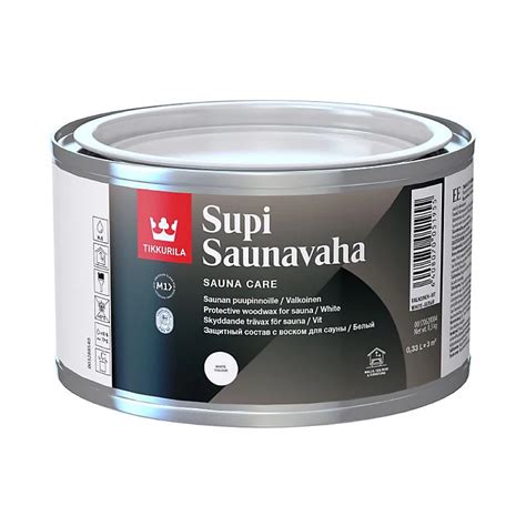 Tikkurila Supi Sauna Wax - Wax For Wooden Sauna Surfaces (Contains ...