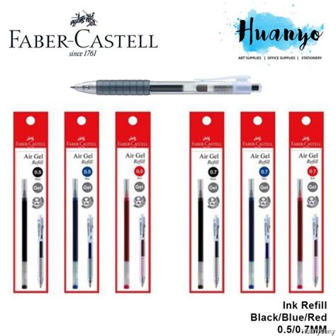 Faber Castell Air Gel Fast Gel Fast Dry Retractable Extra Soft Rubber