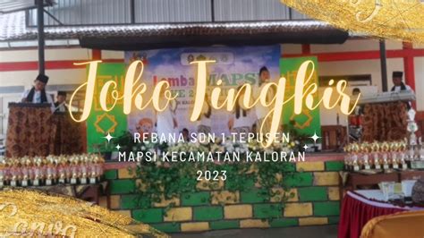 JOKO TINGKIR Rebana SDN 1 Tepusen Juara 2 MAPSI Kecamatan Kaloran