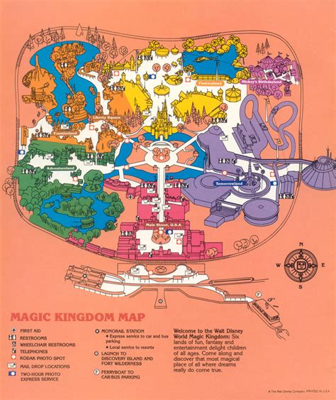 Magic Kingdom Map and Brochure (2025 - 1971) | ThemeParkBrochures.net