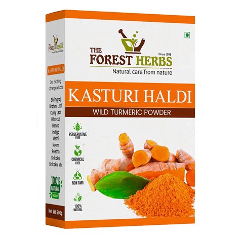 The Forest Herbs Natural Care From Nature Pure Wild Turmeric Powder