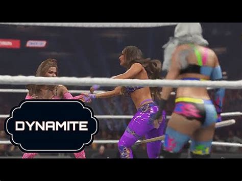 Wwe K Dynamite Fatal Five Way Elimination Match Youtube