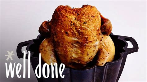 Bundt Pan Roasted Chicken And Veggies The Perfectly Crispy Skin All Around Recipe Well Done