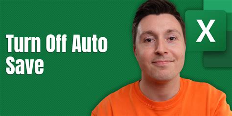 How To Turn Off Auto Save In Excel Permanently Spreadsheeto