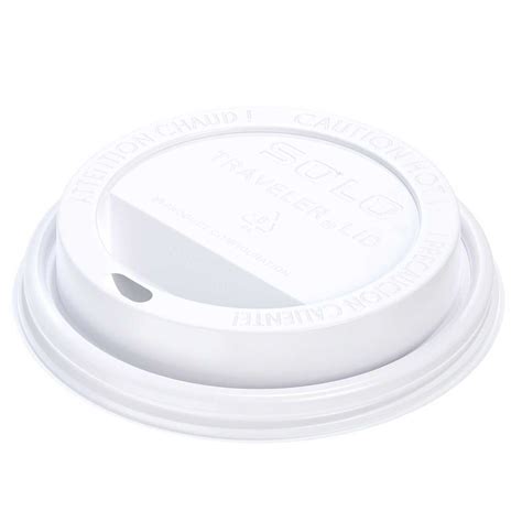 Solo Traveler Cappuccino Style Dome Lid For Oz Hot Cup White Enterprise Paper Co Ltd