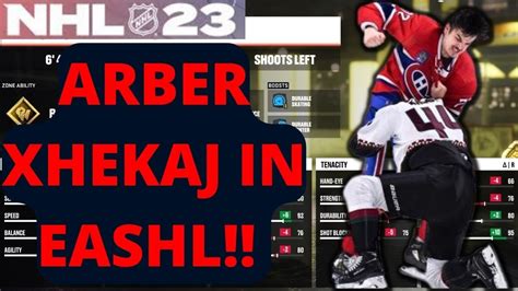 ARBER XHEKAJ MIGHT HAVE THE MOST FUN BUILD IN EASHL ARBER XHEKAJ