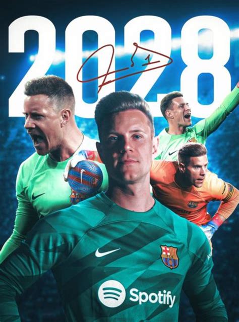 Ter Stegen extiende su contrato con el Barça hasta 2028 ClaroSports