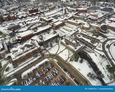 University Of Minnesota Duluth In Winter Stock Image Image Of