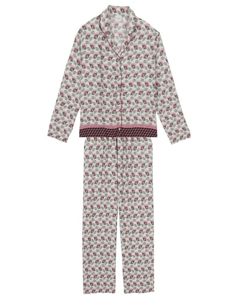 Buttoned Pyjamas Zo Viscose Ecru Lingerie Le Chat